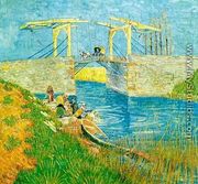 The Langlois Bridge At Arles - Vincent Van Gogh
