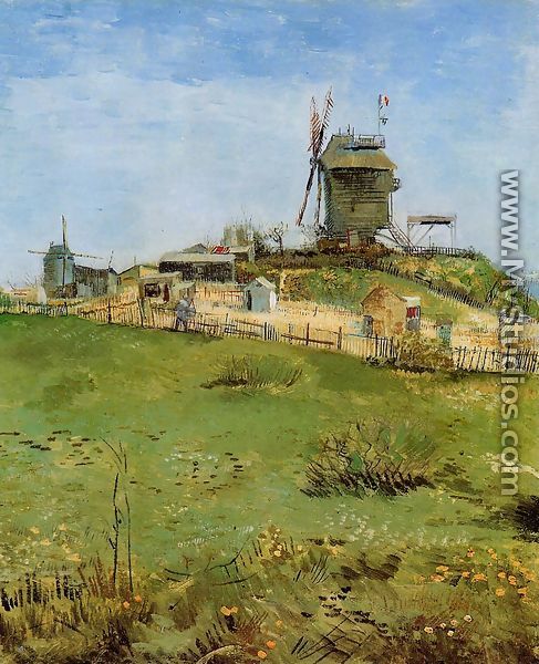 Le Moulin De La Galette VII - Vincent Van Gogh