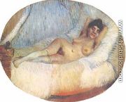 Nude Woman On A Bed - Vincent Van Gogh