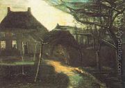 The Parsonage At Nuenen By Moonlight - Vincent Van Gogh