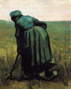 Peasant Woman Digging III - Vincent Van Gogh