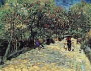 Red Chestnuts In The Public Park At Arles - Vincent Van Gogh