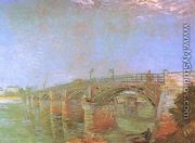 The Seine Bridge At Asnieres - Vincent Van Gogh