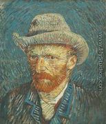 Self Portrait With Grey Felt Hat III - Vincent Van Gogh