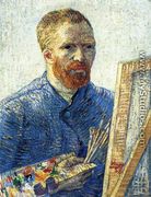 Self Portrait In Front Of The Easel - Vincent Van Gogh
