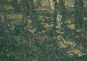 Tree Trunks With Ivy II - Vincent Van Gogh