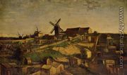 View Of Montmartre With Windmills - Vincent Van Gogh