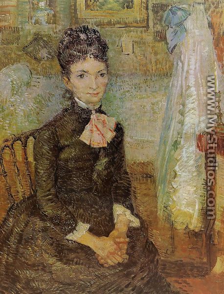 Woman Sitting By A Cradle - Vincent Van Gogh