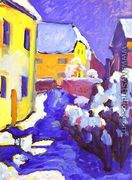 Cemetery And Vicarage In Kochel - Wassily Kandinsky