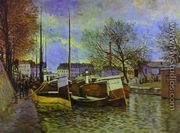 The St Martin Canal In Paris - Alfred Sisley