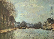 The St. Martin Canal 1870 - Alfred Sisley