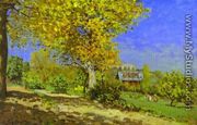 Landscape At Louveciennes - Alfred Sisley