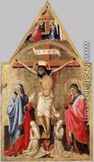 Crucifixion With Mary And St John The Evangelist 1400-50 - Andrea Bonaiuti da Da Firenze