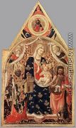 Madonna And Child With Saints 1400-50 - Andrea Bonaiuti da Da Firenze