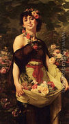 Clarence Rodolphe The Flower Girl - Boulanger Gustave