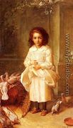 Portrait Of Miss Ethel D Arcy Aged 6 - Anna Lea Merritt