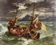 Christ on the Lake of Gennezaret 1854 - Eugene Delacroix