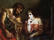Cleopatra and the Peasant 1838 - Eugene Delacroix