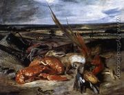 Still-Life with Lobster 1826-27 - Eugene Delacroix