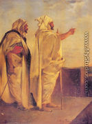 Two Arabs On A Terrace - Eugene Fromentin