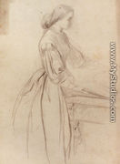 Portrait Of A Lady  Possibly Julia Jackson - George Frederick Watts