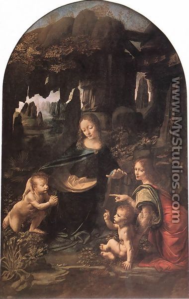 Virgin of the Rocks 1483-86 - Leonardo Da Vinci