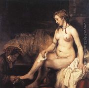 Bathsheba at Her Bath 1654 - Rembrandt Van Rijn
