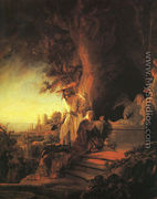 The Risen Christ Appearing to Mary Magdalen 1638 - Rembrandt Van Rijn