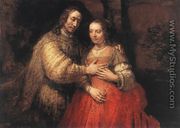 The Jewish Bride c. 1665 - Rembrandt Van Rijn