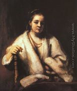 Portrait of Hendrickje Stofells 1659 - Rembrandt Van Rijn