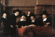 Sampling Officials of the Drapers' Guild 1662 - Rembrandt Van Rijn