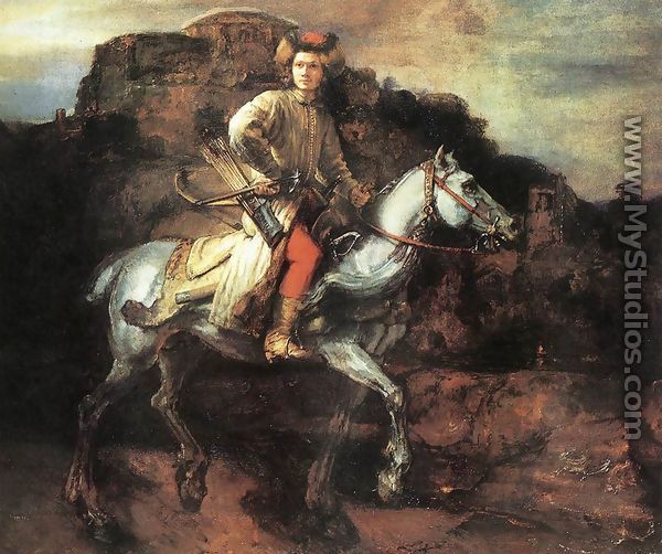 The Polish Rider 1655 - Rembrandt Van Rijn