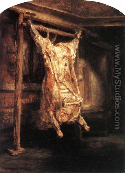 The Flayed Ox 1655 - Rembrandt Van Rijn