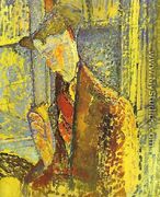 Study For Portrait Of Frank HavilandStudy For Portrait Of Frank Haviland - Amedeo Modigliani