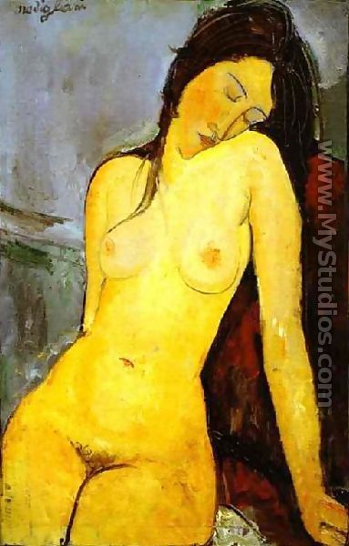 Seated Nude - Amedeo Modigliani