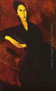 Madame Zborowska On A Sofa - Amedeo Modigliani