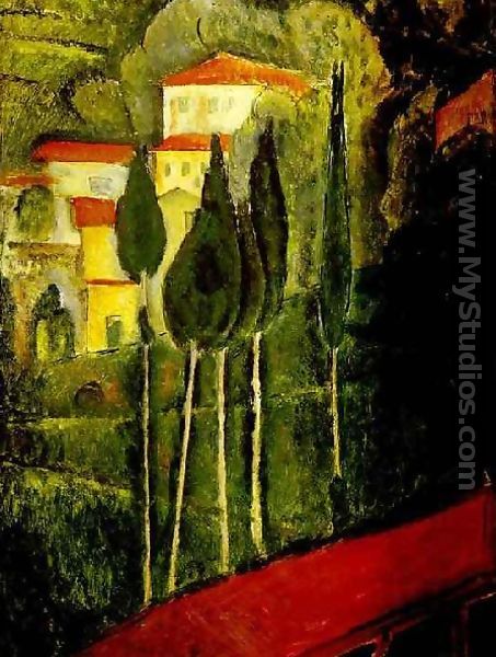 Landscape - Amedeo Modigliani