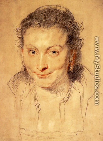 Portrait Of Isabella Brant - Peter Paul Rubens