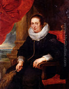 Portrait Of A Woman  Probably His Wife - Peter Paul Rubens