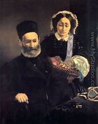 Mr And Mme Auguste Manet - Edouard Manet
