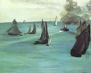 The Beach at Sainte-Adresse  1867 - Edouard Manet