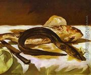 Still Life With Eel And Red Muller - Edouard Manet