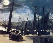 Moonlight Over The Port Of Boulogne - Edouard Manet