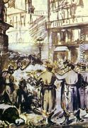 The Barricade   Civil War - Edouard Manet