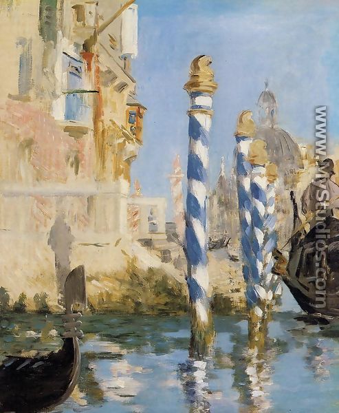 The Grand Canal   Venice - Edouard Manet