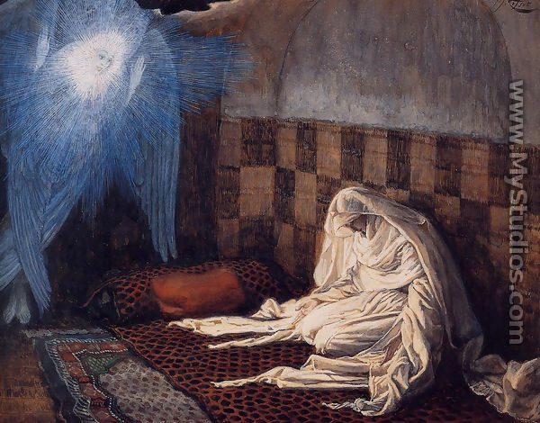 The Annunciation 1886-96 - James Jacques Joseph Tissot