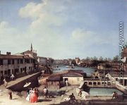 Dolo on the Brenta c. 1730-35 - (Giovanni Antonio Canal) Canaletto