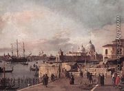 Entrance to the Grand Canal- from the West End of the Molo 1735-40 - (Giovanni Antonio Canal) Canaletto