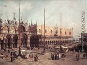 Piazza San Marco   Looking South East - (Giovanni Antonio Canal) Canaletto