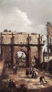 Rome The Arch Of Constantine - (Giovanni Antonio Canal) Canaletto